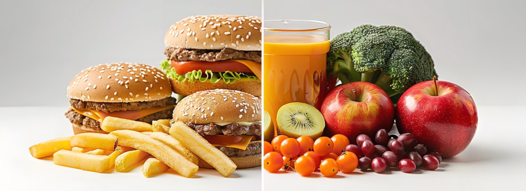 High Calorie vs Low Calorie Diet
